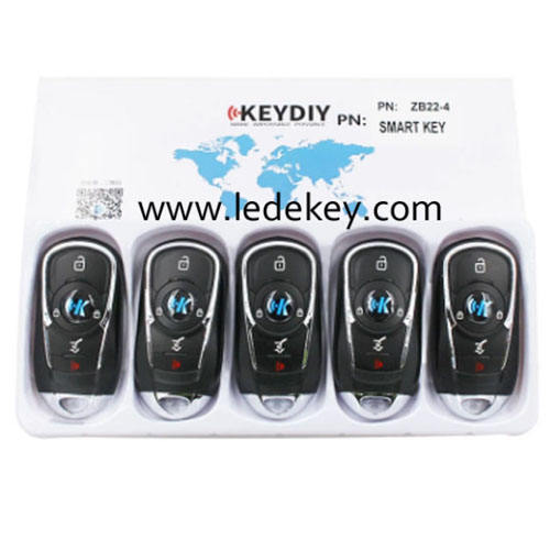 ZB22 4 button remote key