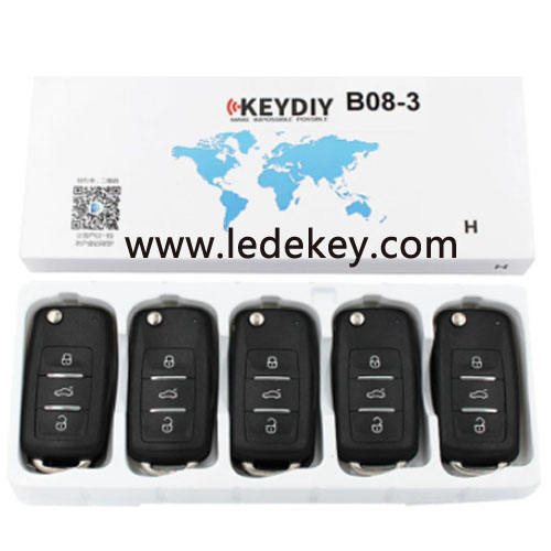 B08 Universal 3 button KD remote key