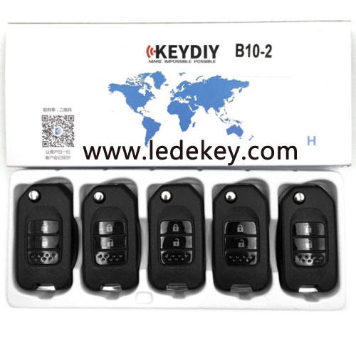 B10 2 button remote key