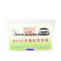 HU64 Benz Key Model,used for adjust key when cutting the blade