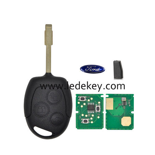 Ford Mondeo 3 button Remote key FO21 Blade with 4D63 80bit chips and 433MHZ