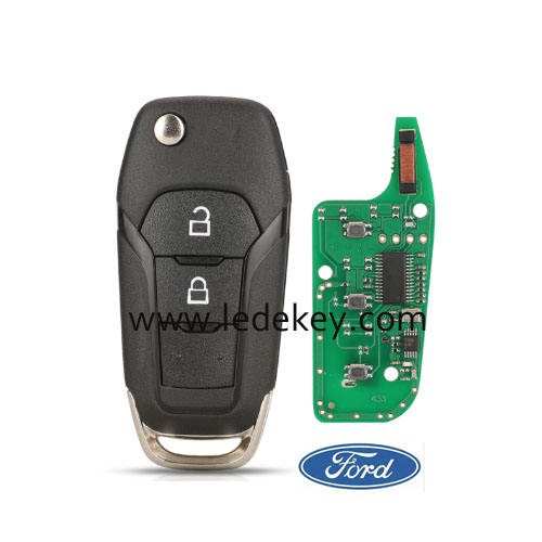 Ford 2 button remote key with 49 Chip 433Mhz FCC ID:EB3T-15K601-BA