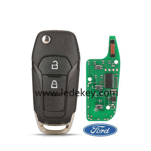 Ford 2 button remote key 315Mhz 49 chip (FCC:N5F-A08TAA) For Ford Escort Fusion Transit F150/F250 2013-2016