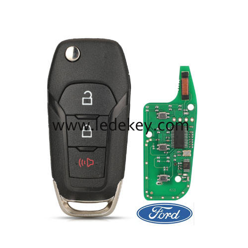 Ford 3 button remote key 315Mhz 49 chip (FCC:N5F-A08TAA) For Ford Escort Fusion Transit F150/F250 2013-2016