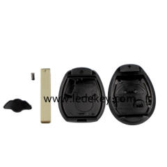 BMW Mini 2 button remote key shell with words on the back