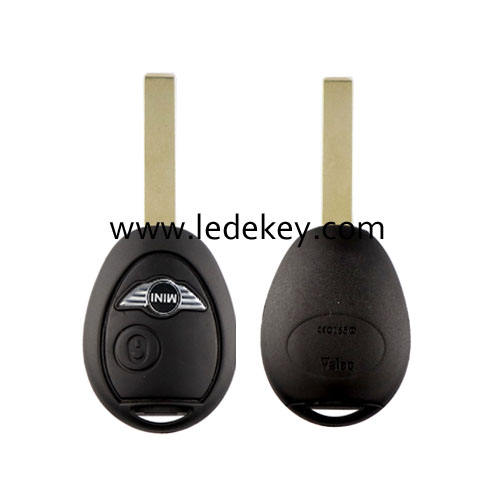 BMW Mini 2 button remote key shell with words on the back