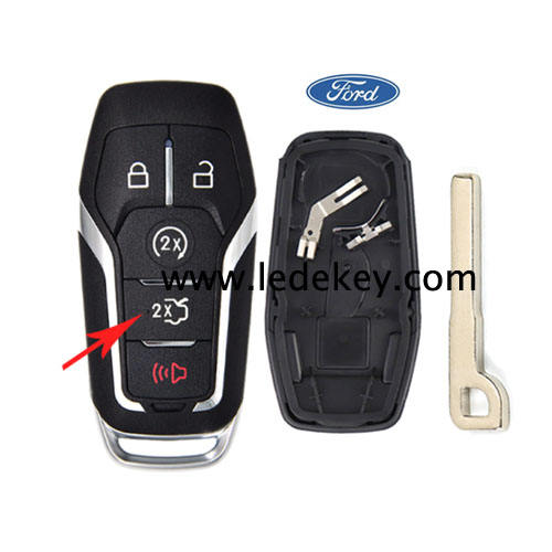 Ford 5 button smart key shell with logo
