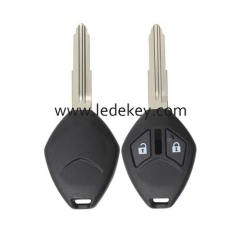 Mitsubishi 2 button balnk remote key shell with Right blade
