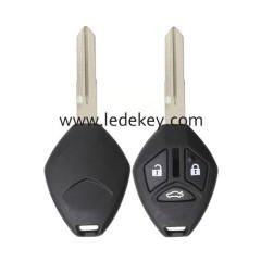 Mitsubishi 3 button blank remote key shell
