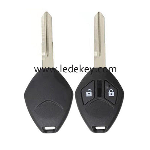 Mitsubishi 2 button blank remote key shell