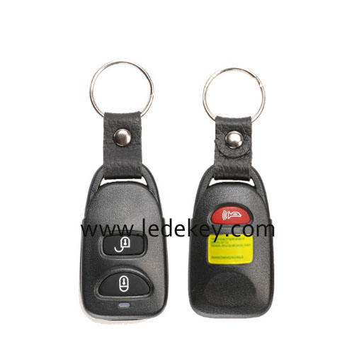 2+1 button Hyundai remote key shell