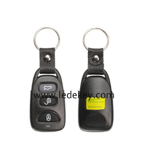 3 button Hyundai remote key shell