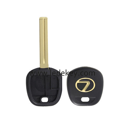 Lexus transponder key shell with TOY40 blade long