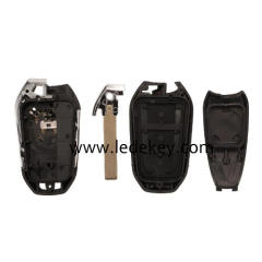 Peugeot keyless remote key with 434Mhz and 4A chip 407/HU83 blade with logo/without logo