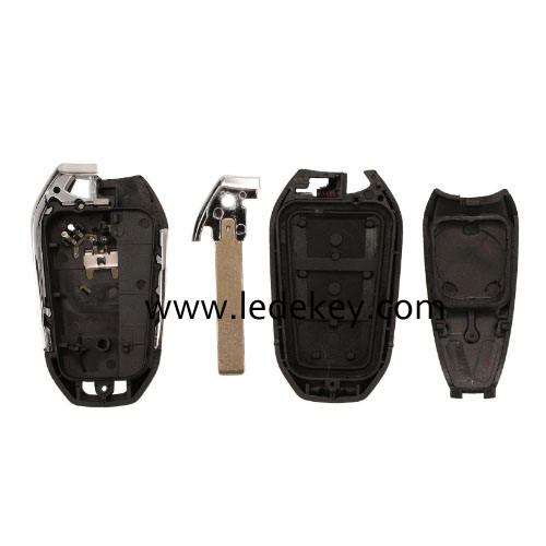 Peugeot keyless remote key with 434Mhz and 4A chip 407/HU83 blade with logo/without logo