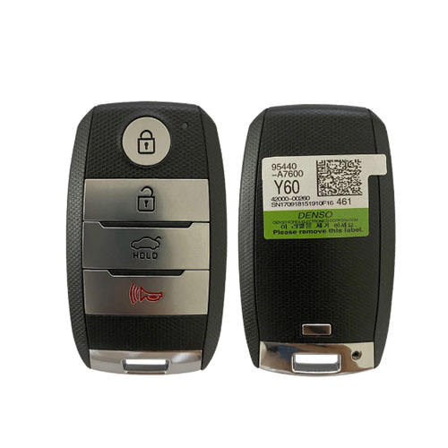 Kia 4 button Keyless-go smart key 433MHz 8A chip (P/N: 95440-A7600) For KIA Cerato Forte 2016 +