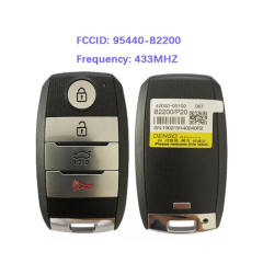 Kia 4 button Keyless-go smart key 433MHz 8A chip (P/N: 95440-B2200) For KIA Soul 2014-2015