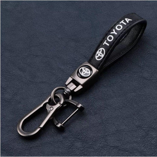 Metal Grey circels with Toyota logo, PU material