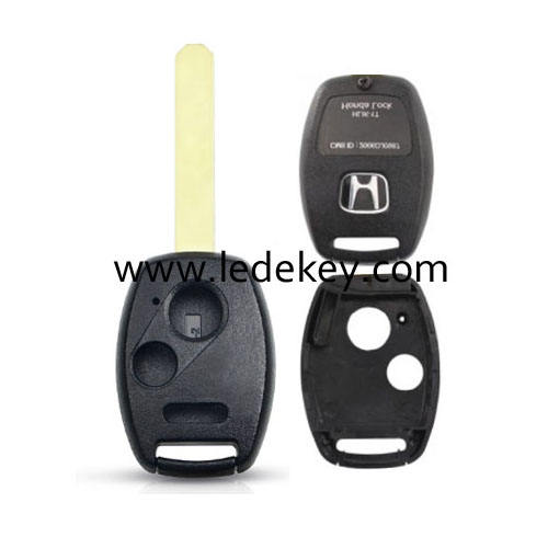 2+1 button blank remote for Honda without key fobs with chip groove