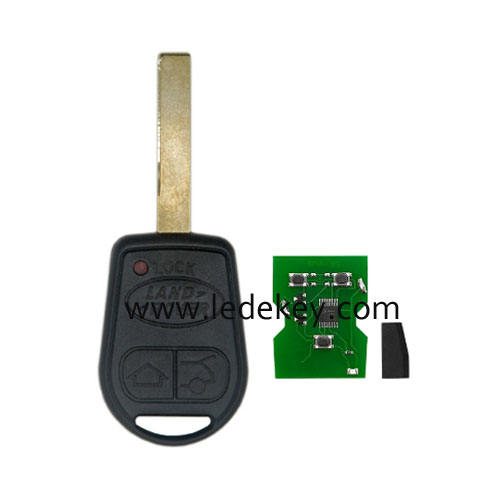 Land Rover 3 button remote key EWS System with logo 433MHz aftermarket PCF7935 chip