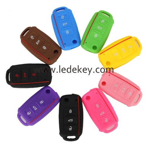 Silicone key cover for VW (9 colors optional)