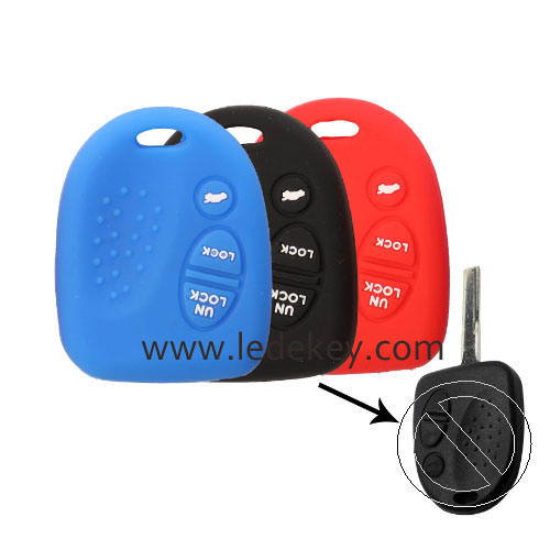 Silicone key cover for Chevrolet (3 colors optional)