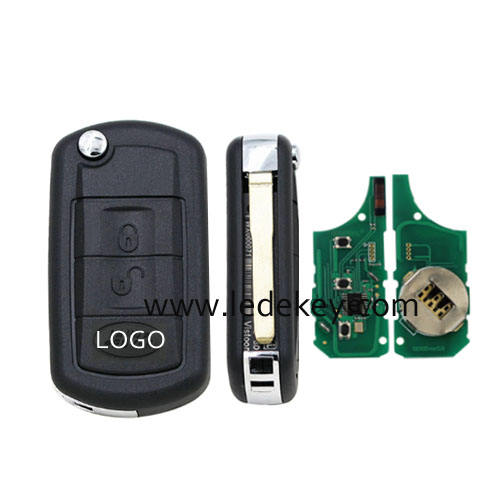 Land Rover Discovery3 3 button remote key HU101 blade with logo 433MHz ID46-PCF7941 chip