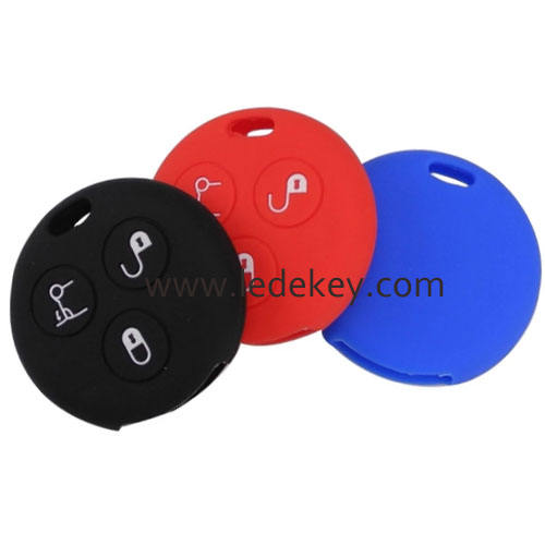 Silicone key cover for Benz (3 colors optional)