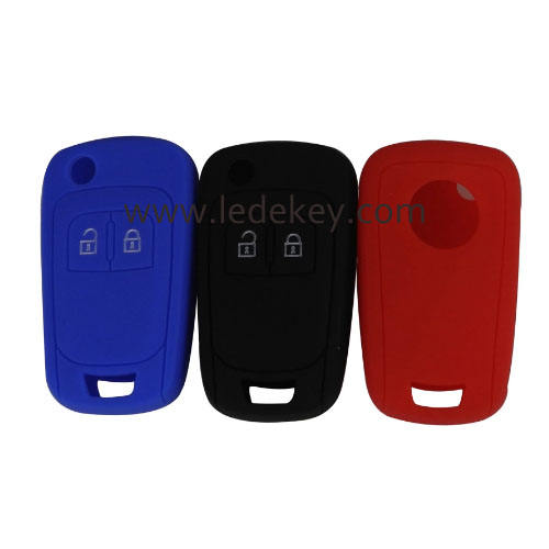 Silicone key cover for Chevrolet Buick Opel (3 colors optional)