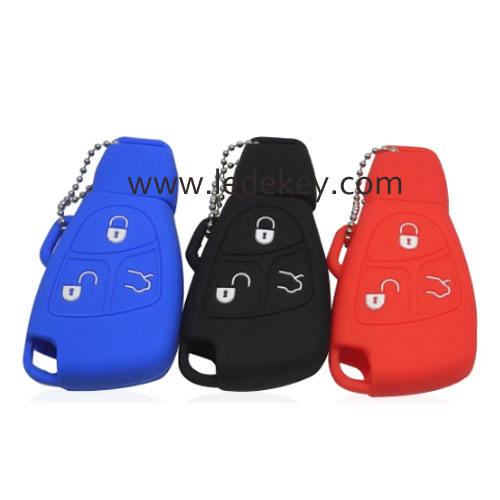 Silicone key cover for Benz (3 colors optional)