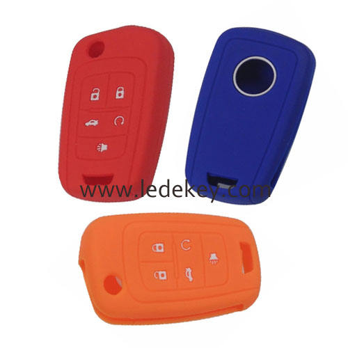 Silicone key cover for Chevrolet Buick Opel (3 colors optional)