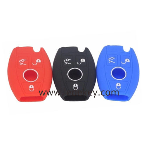 Silicone key cover for Benz (3 colors optional)
