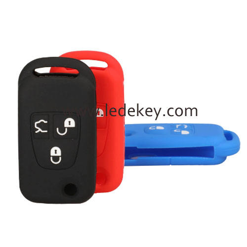 Silicone key cover for Benz (3 colors optional)