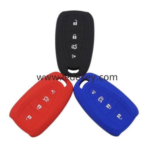 Silicone key cover for Chevrolet (3 colors optional)