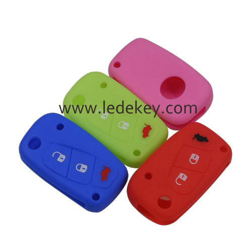 Silicone key cover for Fiat (4 colors optional)