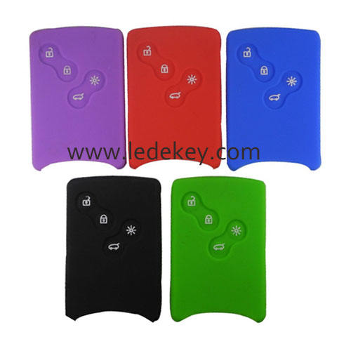 Only Silicone key cover for Renault (5 colors optional)