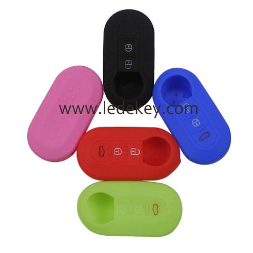 Silicone key cover for Fiat (5 colors optional)