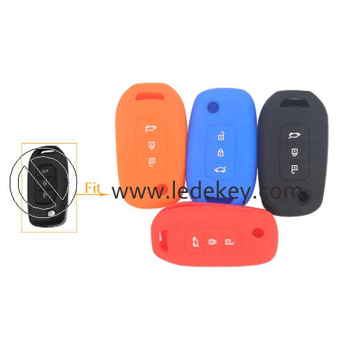 Only Silicone key cover for Renault (4 colors optional)