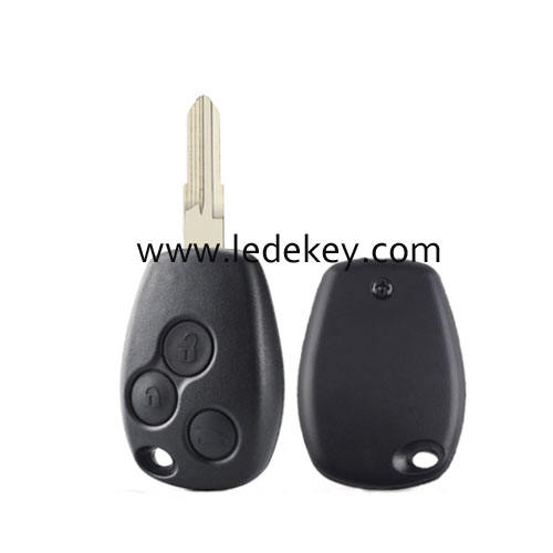 Ren-ault 3 button remote key shell NO.153 blade no logo