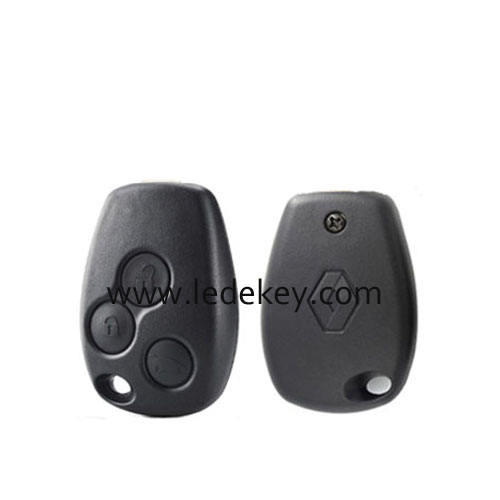 Ren-ault 3 button remote key VA2 blade with 433Mhz 4A/Pcf7952E Chip (with logo)