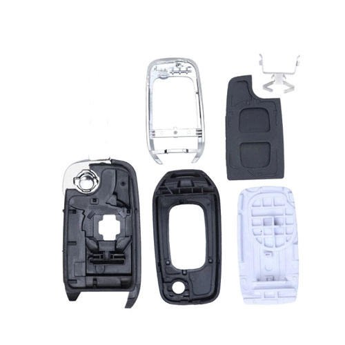 Ren-ault 2 button flip remote key shell VA2 blade no logo