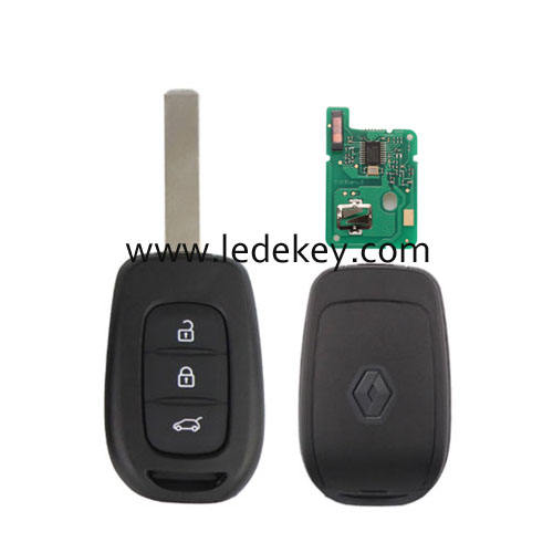 Renault 3 button remote key VA2 blade with 433Mhz PCF7961M/4A Chip (with logo)