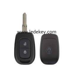 Ren-ault 2 button remote key shell NO.153 blade with logo