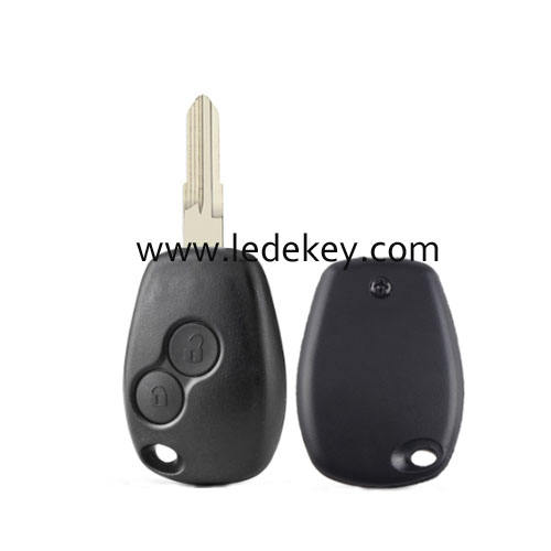 Ren-ault 2 button remote key shell NO.153 blade no logo