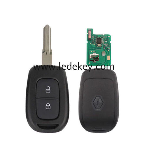 For Renault 2 button remote key NO.153 blade with 433Mhz PCF7961M/4A Chip (with logo)
