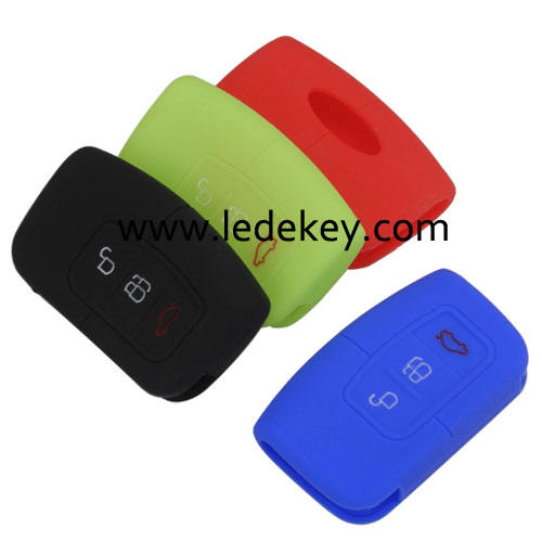 Silicone key cover for Ford (4 colors optional)