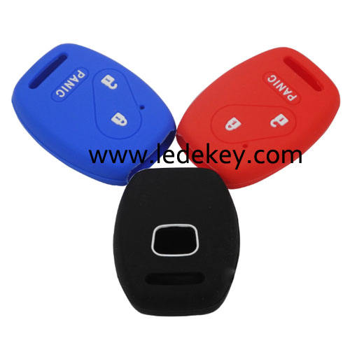 2+1 buttons Silicone key cover for Honda (3 colors optional)