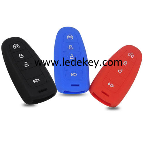 Silicone key cover for Ford (3 colors optional)