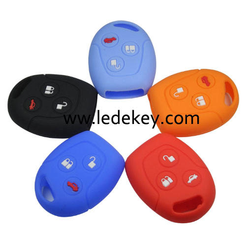 Silicone key cover for Ford (5 colors optional)