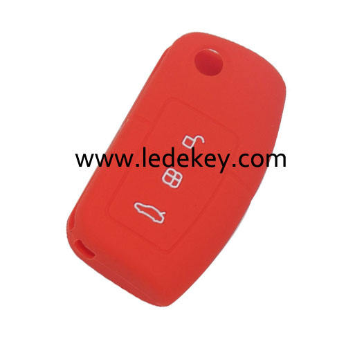 Silicone key cover for Ford (3 colors optional)